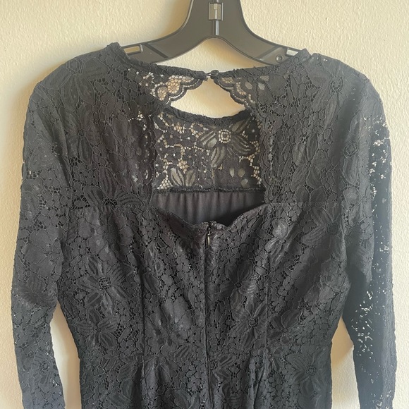 LOFT Cutout Back Lace Dress - Picture 5 of 7